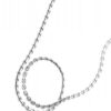 Wikinger Halskette aus Silber, 55 cm