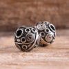 1404130107b_bartperle_lockenperle_wickinger_bead Keltische Bartperle und Lockenperle mit Spiralen aus Silber