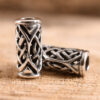 1404161600b_wikinger_bartperle_dreadlockperle_bead_haarperle-1 Keltská korálka do brady so strieborným vrkočovým vzorom