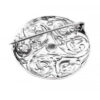 Keltische Brosche Triskele aus Silber
