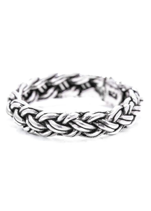 1404354000_wikinger_ring_flechtmuster Strieborný vikingský prsteň s pleteným vzorom