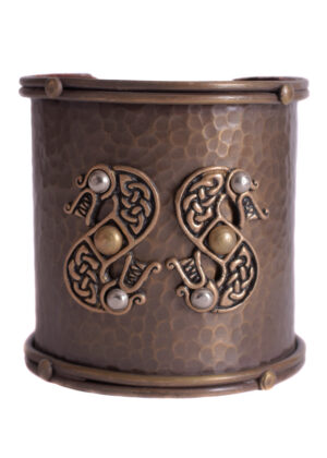 1416552300_keltischer_armreif_celtic_cuff-3 Široký náramok s keltským hadím motívom