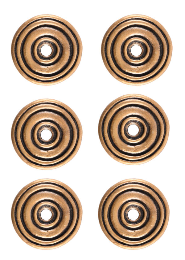 1416950120_scheibe_messing_diyprojekte_schmuck_gewandung_mittelalter Kleine Scheibe aus Messing, Beschlag für DIY-Projekte (6 Stück)