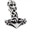 Thorshammer mit Helm, Silber