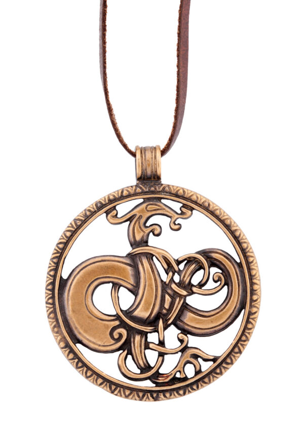1480000028_kettenanhaenger_drache_urnesstil_kette_schmuck_mittelalter Prívesok na reťaz – drak v štýle Urnes, bronz