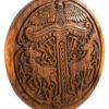 Irminsul, massive Holzscheibe