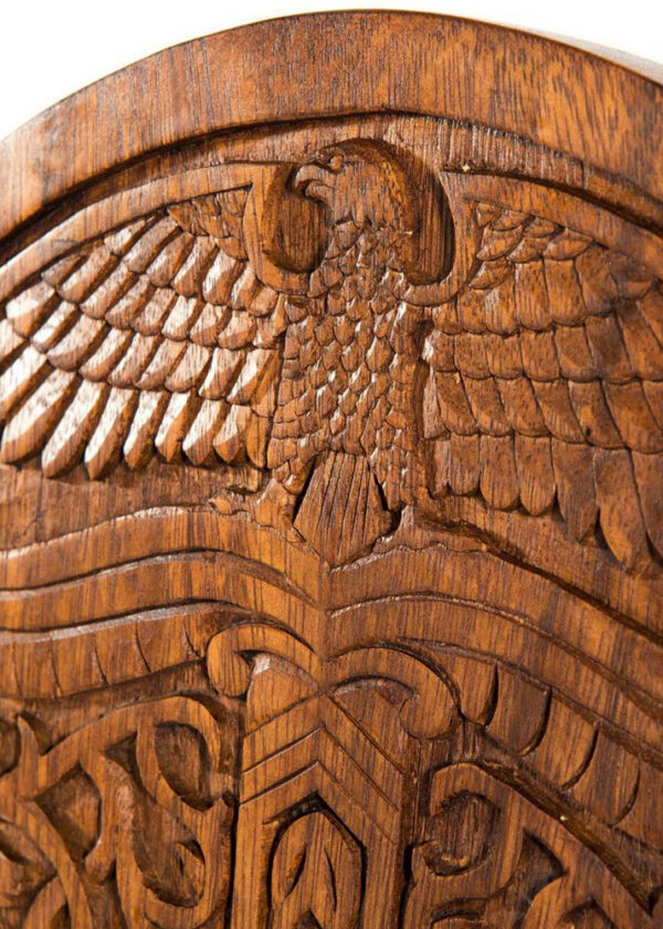 Irminsul, massive Holzscheibe