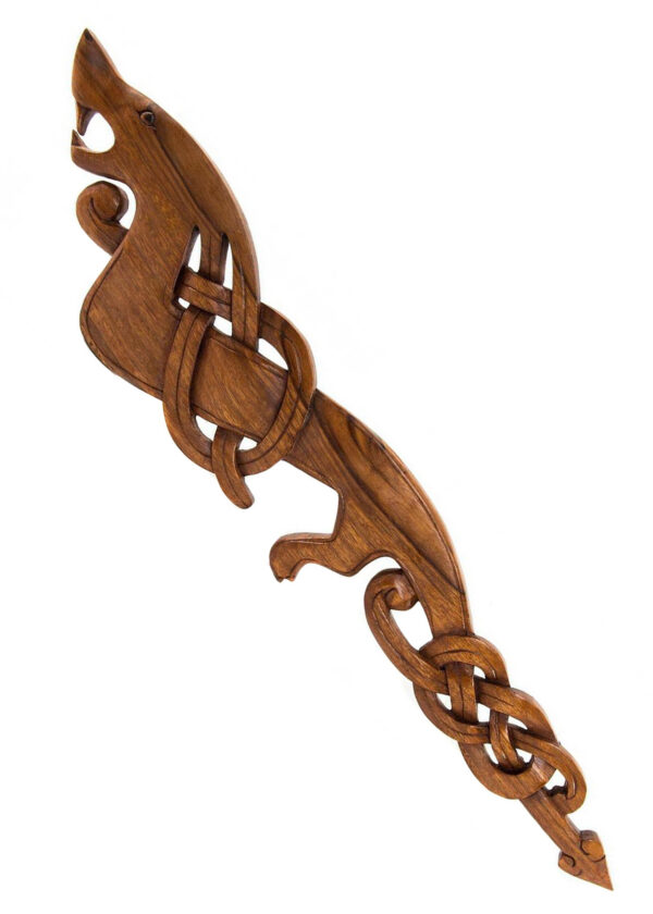 1504421171_wikinger_drache_holz_wandschmuck-3 Wikinger Drache aus Holz, links schauend