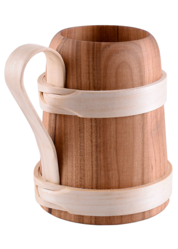 1540202320b_bierkrug_bierhumpen_bier_beer_mug Bierkrug aus Holz, ca. 0,5 Liter