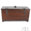 1564001381b_spqr_viking_coffin_wood_66x25x35 Wikinger Holztruhe mit Midgardschlangen-Motiv Nr. 1, ca. 66 x 25 x 35 cm