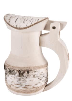 Korbeľ z brezového dreva s vekom cca 17 x 14 cm