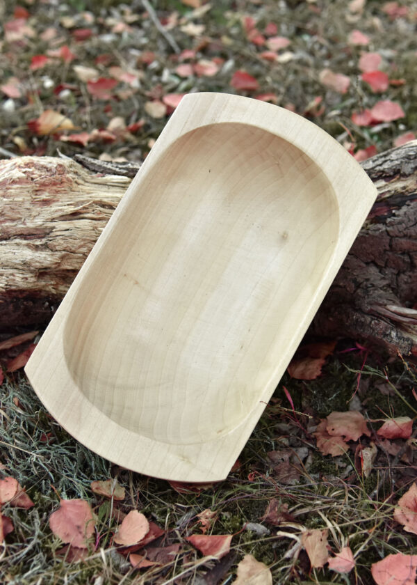 1580382300c_holztrog_glatt_versiegelt_holz_trog_mittelalter_lagerleben Drevené koryto z lipového dreva, hladké, utesnené, cca 30 x 16 x 6 cm