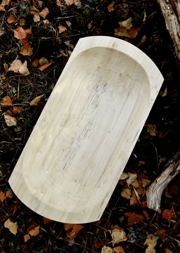 1580382450c_holztrog_glatt_versiegelt_trog_lagerleben_mittelalter Drevené koryto z lipového dreva, hladké, utesnené, cca 45 x 23 x 6 cm