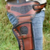 161600050b_western_revolver_guertel Western Revolver Gürtel mit einem Holster
