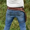 Western Revolver Gürtel mit einem Holster