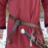 Mittelalter Schwertgürtel aus braunem Leder