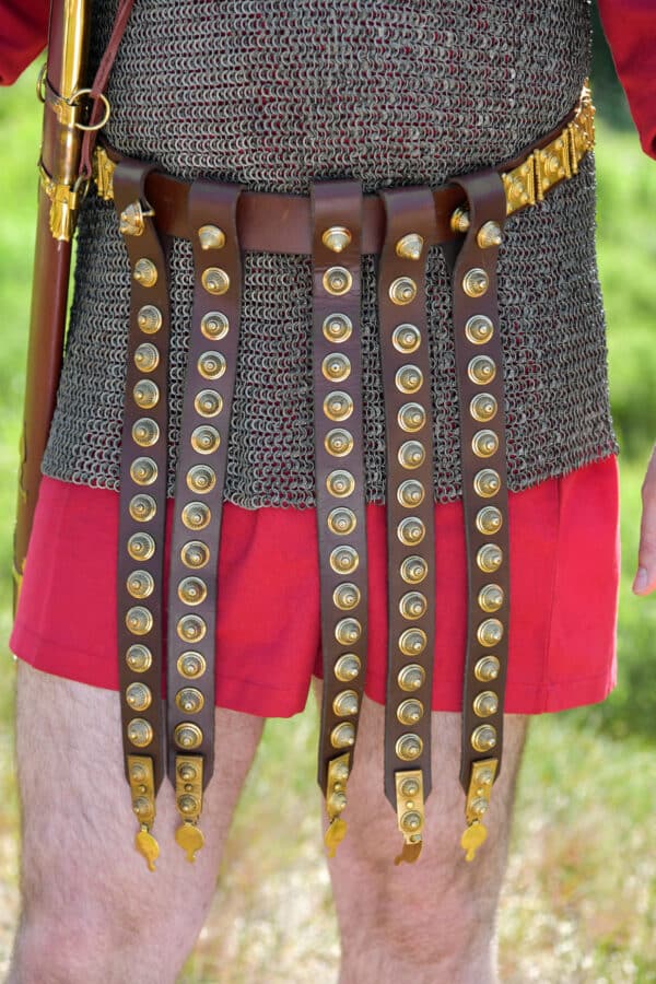 Cingulum, Legionärs-Gürtel, RGZM, Leder und Messing