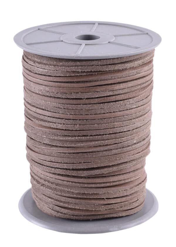 Lederband, Vierkantriemen 2,8 mm, verschiedene Farben, 50 m Rolle
