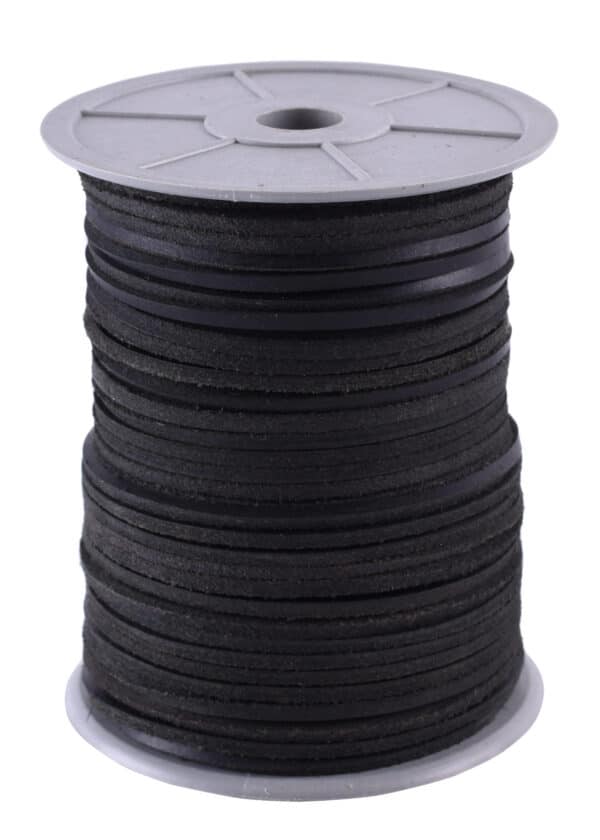 Lederband, Vierkantriemen 2,8 mm, verschiedene Farben, 50 m Rolle