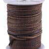Lederband, Vierkantriemen 2,8 mm, verschiedene Farben, 50 m Rolle