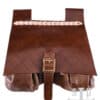 Mittelalterliche Ledertasche, 14. Jahrhundert, Braun