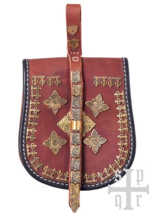 Birka Tasche, Wikinger-Gürteltasche aus Leder