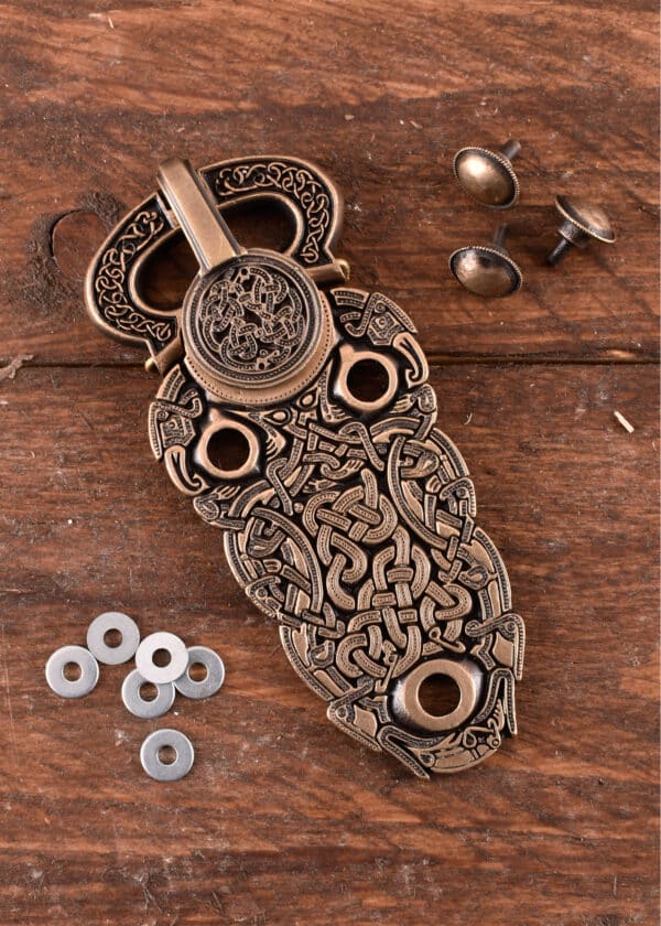 Sutton Hoo Gürtelschnalle aus Messing