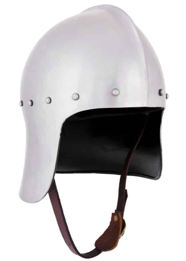 Englischer Bogenschützenhelm, 15. Jh., 1,6 mm Stahl