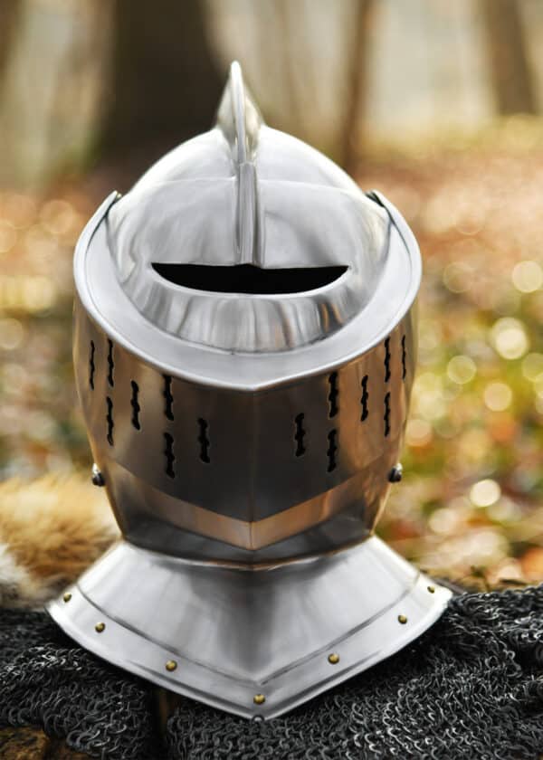 Visierhelm, ca. 1520, 1,6 mm Stahl
