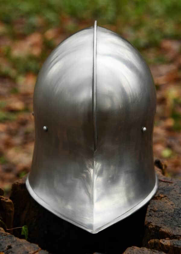 Einfacher Schaller, Mittelalter Helm, 1,6 mm Stahl, 15. Jahrhundert