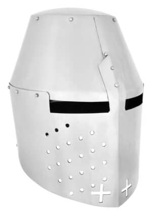 Grosser Helm Pembridge, ca. 1370, 1,2 mm Stahl