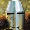 Grosser Helm Pembridge, ca. 1370, 1,2 mm Stahl