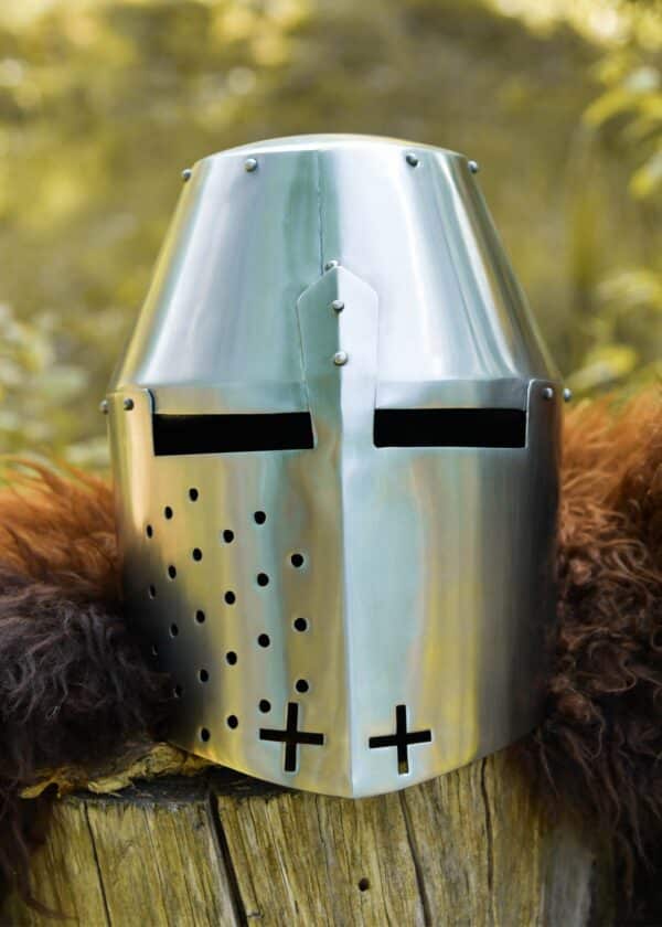 Grosser Helm Pembridge, ca. 1370, 1,2 mm Stahl
