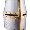 Grosser Topfhelm, 14. Jh., 1,6 mm Stahl
