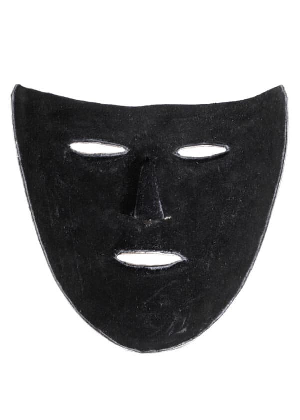 Römische Gesichtsmaske, Messing verzinnt