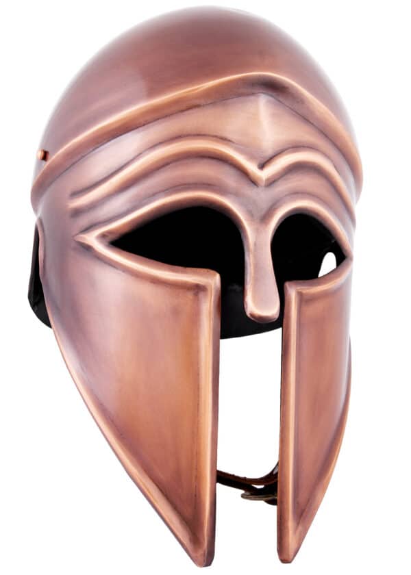 Italo-Korintherhelm, Stahl in Antikfinish