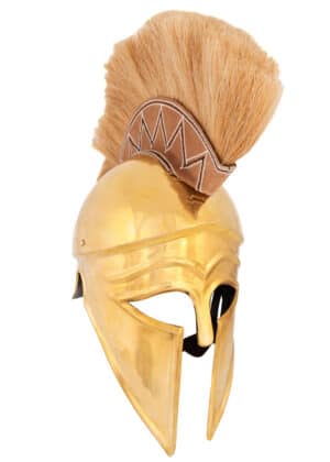 Italo-Korintherhelm mit Helmbusch, 1,3 mm Messing