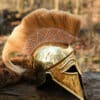 Italo-Korintherhelm mit Helmbusch, 1,3 mm Messing