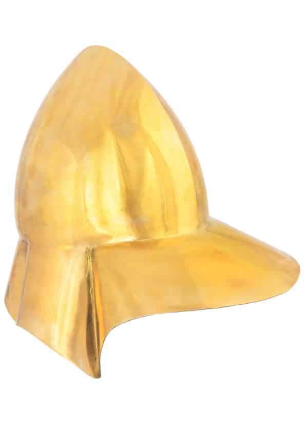 Böotischer Helm, Griechischer Helm aus Messing, 4. Jh. v. Chr.