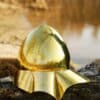 Böotischer Helm, Griechischer Helm aus Messing, 4. Jh. v. Chr.