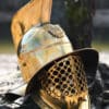 Gladiatoren Helm Pompeji, Messing