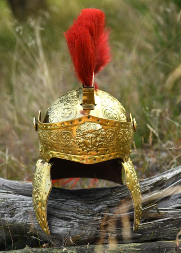 Prunkhelm der römischen Prätorianer-Garde, Messing