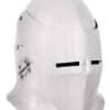 Topfhelm mit Klappvisier, 1,6 mm Stahl