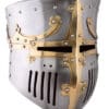 Kreuzritter-Topfhelm, 13. Jh., 1,6 mm Stahl