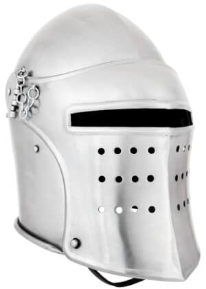 Beckenhaube mit Visier, 1,6 mm Stahl