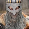 Wikinger Brillenhelm, Spangenhelm mit Brünne