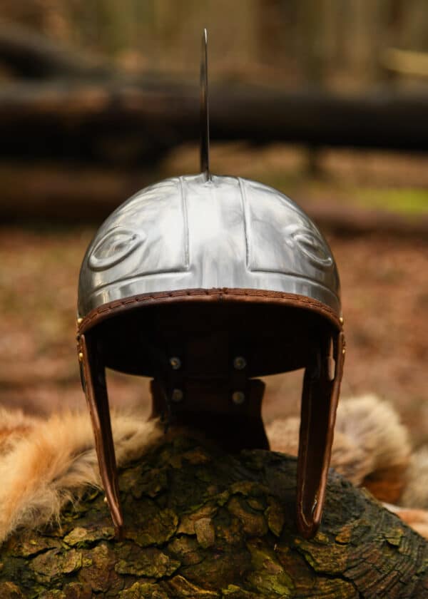 Spätrömischer Centurion Helm (Intercisa IV), Stahl
