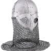 Vendelhelm mit Kettenbrünne, 1,2 mm Stahl