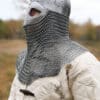 Vendelhelm mit Kettenbrünne, 1,2 mm Stahl