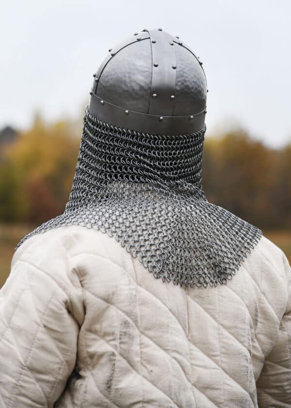 Vendelhelm mit Kettenbrünne, 1,2 mm Stahl